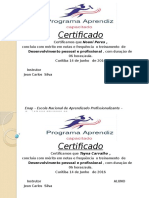 Certificado Abilio