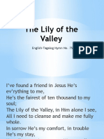 The Lily of The Valley: English-Tagalog Hymn No. 75