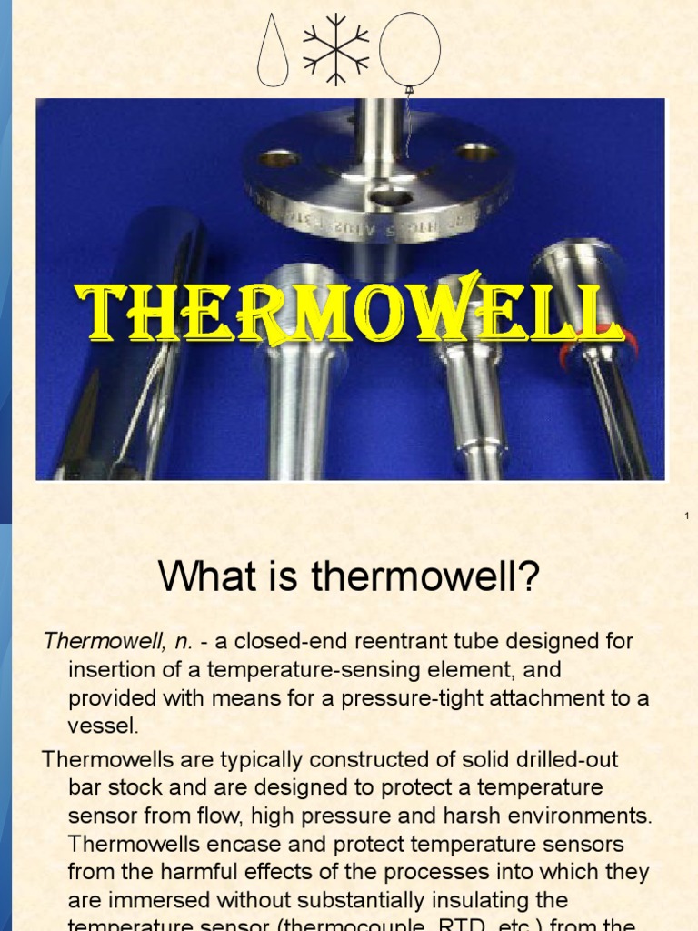 Thermowell PDF Branches Of Thermodynamics Chemistry