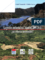 La Gestion Ambiental en Colombia Un Esfuerzo Insostenible
