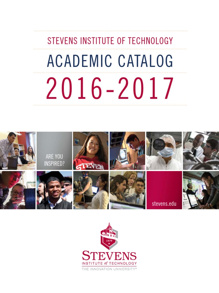 Stevens Institute of Technology Academic Catalog PDF Graduate