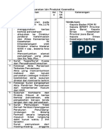 Persyaratan Izin Produksi Kosmetika