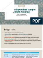 T Test Independent Sample