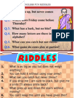 English Fun Riddles