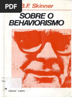 SKINNER, B.F - Sobre o Behaviorismo