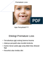Premature Loss Causes and Impacts