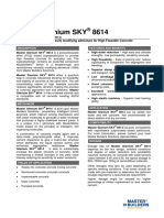 Basf MasterGlenium SKY 8614 Tds PDF