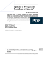 Convergencias y Diferencias Entre Sociología e Historia