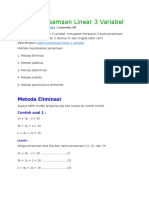 Download Sistem Persamaan Linear 3 Variabel by Silva SN339892607 doc pdf