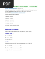 Download Sistem Persamaan Linear 3 Variabel by Silva SN339892607 doc pdf