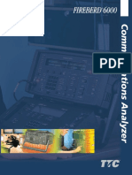 Acterna Fireberd 6000 Communications Analyzer Data Sheet