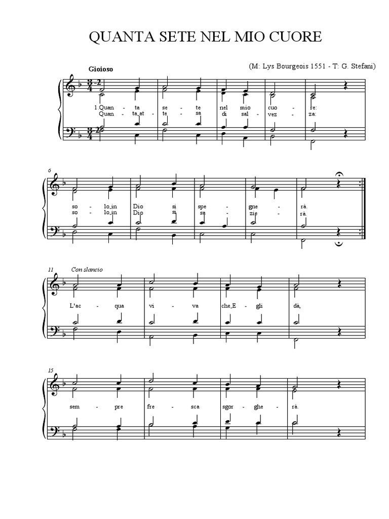 Quanta Sete Nel Mio Cuore PDF