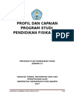 Profil Dan Capaian Pend Fisika Unindra 2017