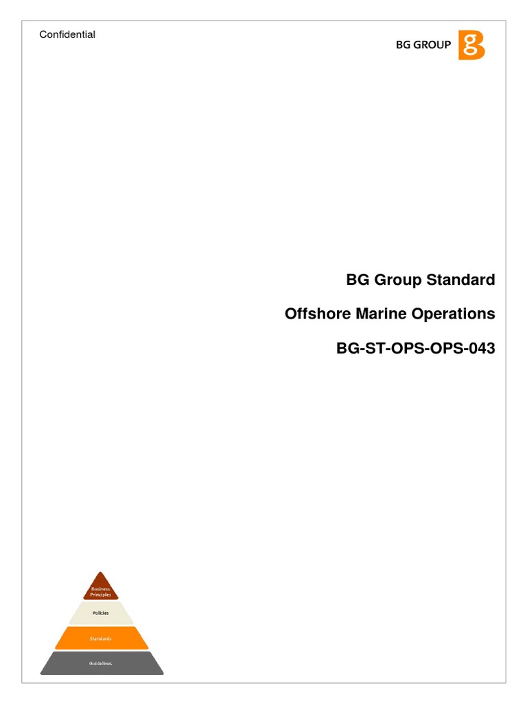 Offshore Marine Operations Standard | PDF | Ships | Water Transport