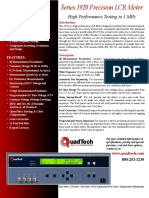 High Performance Testing To 1 MHZ: Uses