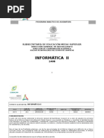 Programa Analitico Informatica II 2017-A