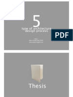 Wanmuhammad 5typeofarchitecturedesignprocess 090319033952 Phpapp02 PDF