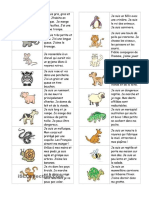 Francés Primaria Domino Animales Caracteriticas