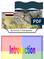Geology of Egypt Dr Fathe