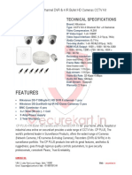CP Plus Bullet HD Cameras CCTV Kit With 4 Channels DVR - Securekart