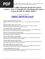 ISO 11064-12000 Ergonomic Design of Control Centres -- Part 1 Principles for the Design of Control Centres by ISO TC 159SC 4WG 8