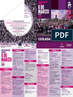 Programación de La Semana Del 8 de Marzo. "Coslada Es Igualitaria". Del 4 Al 12 de Marzo.