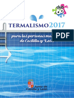 Folleto Termalismo 2017 Castilla y León