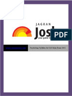 Psychology Syllabus For Ias Main Exam 2012 PDF