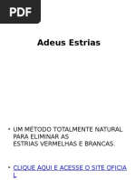 Livro Adeus Estrias
