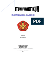 Penuntun Praktikum Elektronika Dasar 2