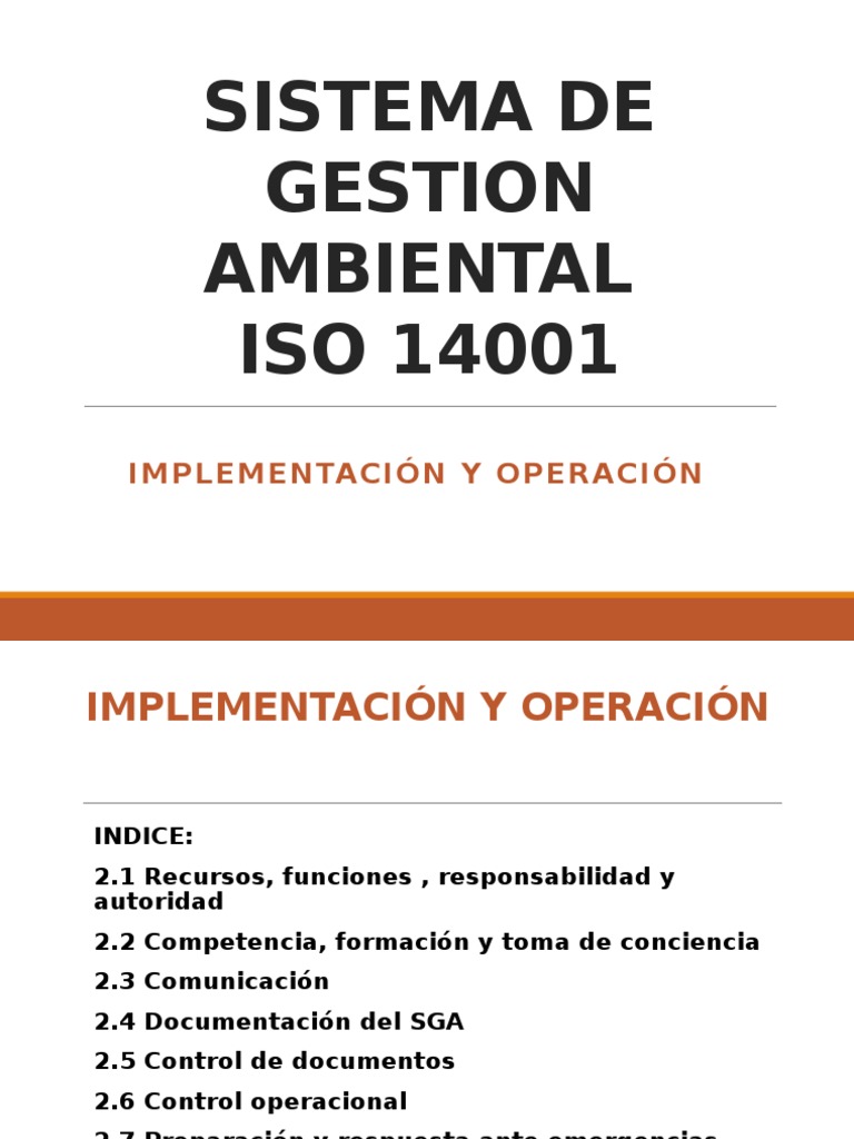 Sistema de Gestion Ambiental Iso 14001 | PDF | Business | Science