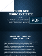 Teori Neo Psikoanalitik