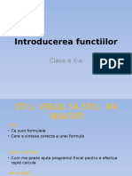 Introducerea Functiilor