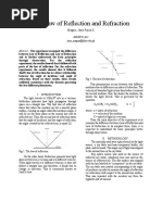 Download Reflection and Refraction Lab Report 1 by Jana Magno SN339925974 doc pdf