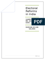 Eclectroal Reforms in India - Election Law