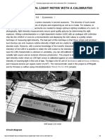Building A Digital Light Meter With A Calibrated LDR - Embedded Lab