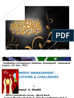 3rd CPD-- On Energy ManagementArjumandsheikh 17-12-2011