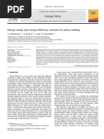 Oikonomou Et Al. (2009) - Energy Saving and Energy Efficiency Concepts For Policy Making