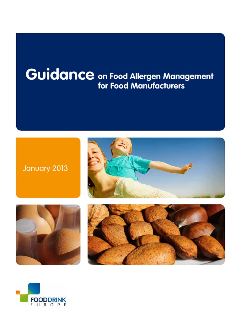 Food Allergen Management Guidance | PDF | Food Intolerance | Foods