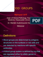 Blood Groups: Mansyur Arif