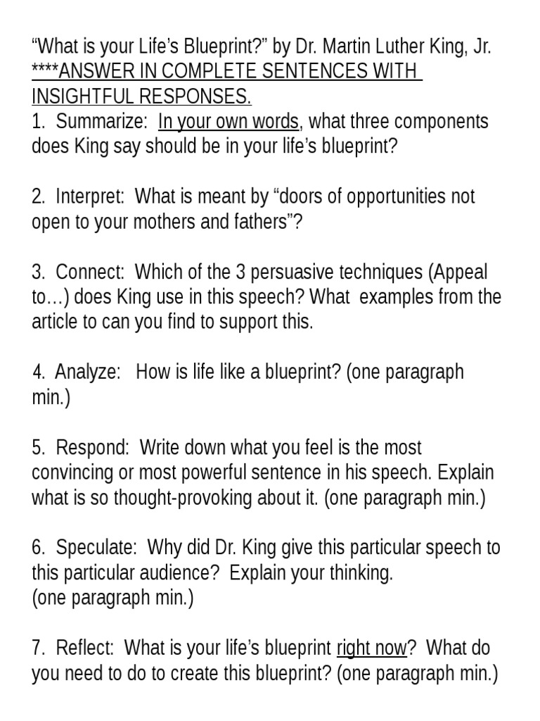 lifes-blueprint-questions-pdf-martin-luther-king-jr-cognition