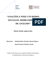 Analitica Web y en Redes Sociales. Herramientas de Analisis 