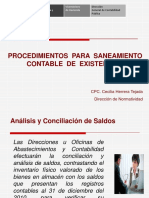 6procedimiento Saneamiento Contable Existencias PDF
