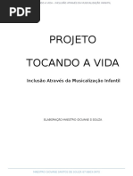 PROJETO musicalização infantil