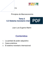 5.2 Sistema Monetario Internacional