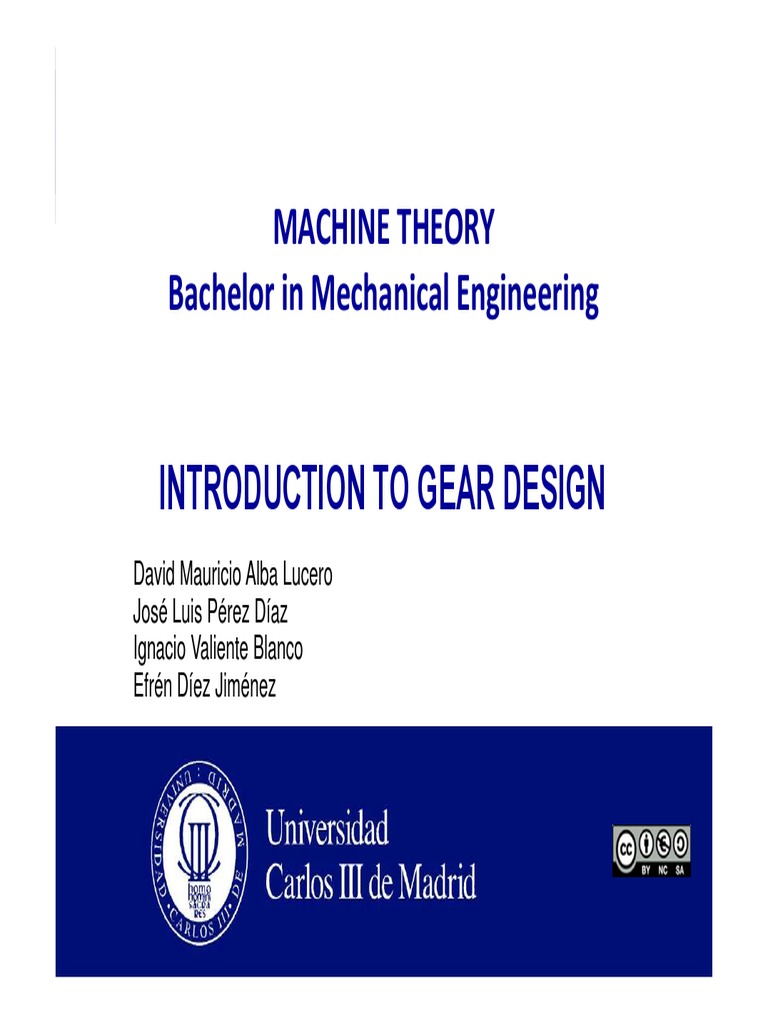 Gears PDF PDF Gear Kinematics