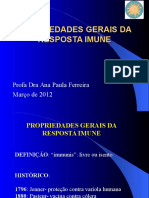 Aula Imunologia - Propriedades Gerais