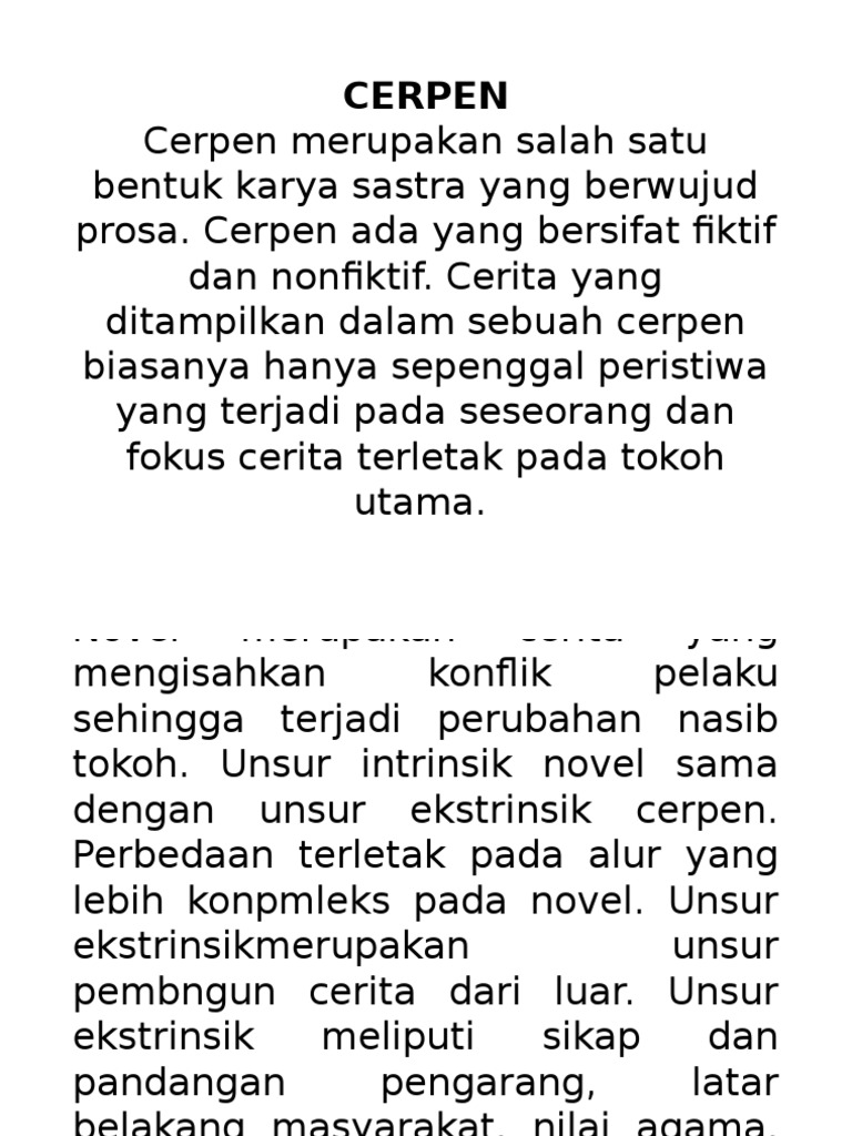 Contoh Soal Tentang Unsur Intrinsik Cerpen - Contoh Soal ...