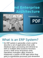 ERP and Enterprise Architecture: Presented by 08-SE-10 08-SE-62