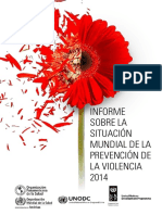 Informe Sobre La Situacion Mundial de La Prevencion de La Violencia 2014